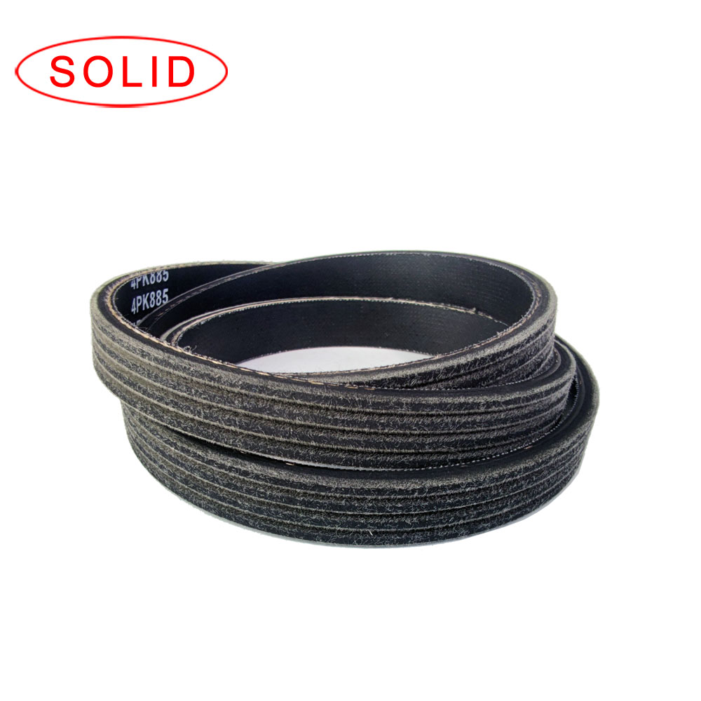 ARAMID fiber alternator belt for KIA CARENS 0K21A18381 rubber EPDM poly v rib belt 4PK885