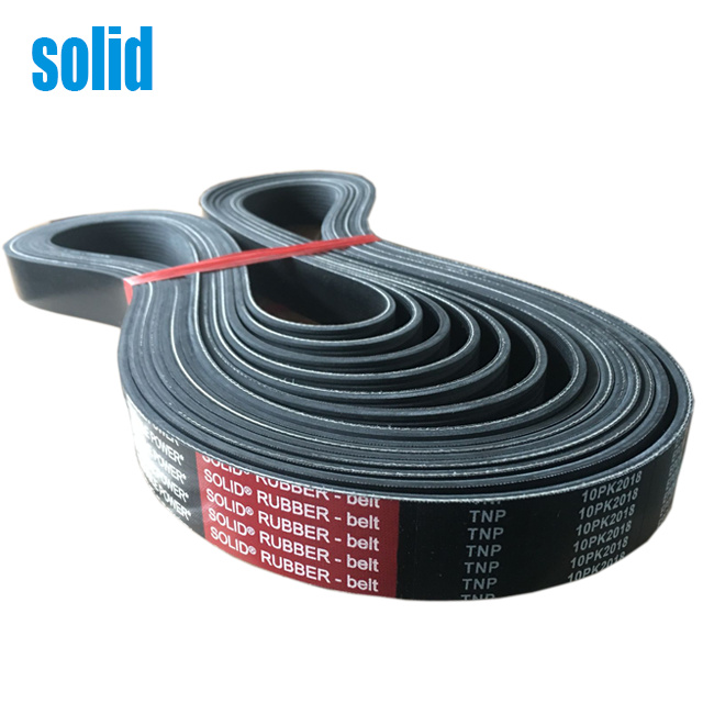 High quality heavy truck belt epdm rubber ribbed pk belt 10PK2018