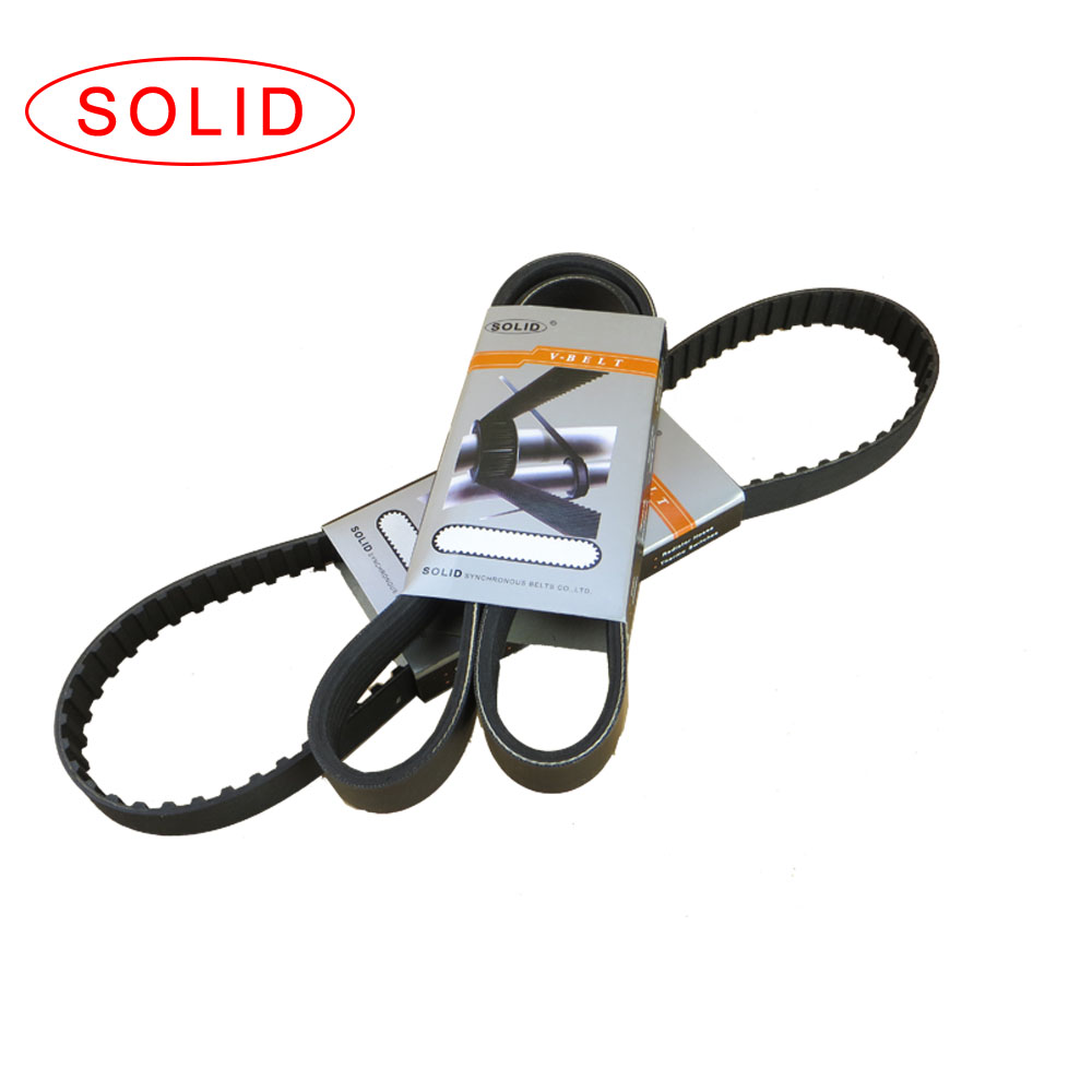 High quality SOLID PK Belt Poly V-Belt EPDM Air-Conditioner Car Fan Belt